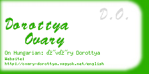 dorottya ovary business card